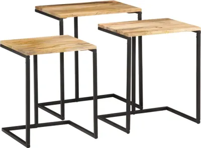 Obrázek produktu pro vidaXL Sada stolků 3 ks. Masivní dřevo akácie