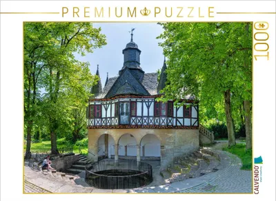Produktbild von CALVENDO Puzzle Das Brunnenhaus | 1000 Teile Lege-Größe 64x48cm Foto-Puzzle für glückliche Stunden