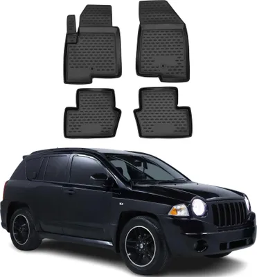 Image de 2006-2017 Jeep Compass MK49 / Patriot Tapis de sol TPE noir 4x