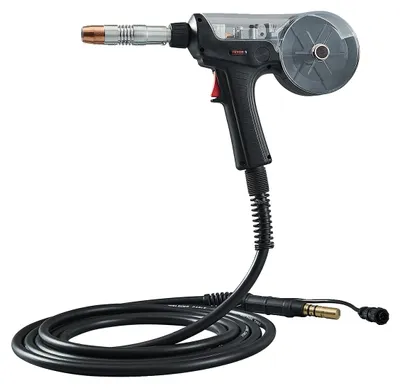 Zdjęcie produktu dla Pistolet do drutu VEVOR 200A, kompatybilny ze spawarkami Hobart IronMan 240 Mig, do drutu rdzeniowego/stałego/aluminiowego .0762 i .0889"