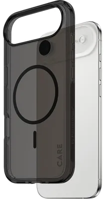 Obrázok produktu pre PanzerGlass CARE™ by ® Smokey Case w. Black MagSafe iPhone Air, Ochranný obal, Apple, Apple - iPhone Air, Čierna