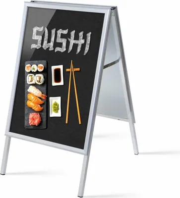 Zdjęcie produktu dla Zatyczka dla klientów Showdown - DIN A1 - kompletny zestaw - Sushi - czarna