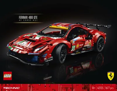 Image de LEGO® Technic 42125 Ferrari 488 GTE "AF Corse #51"