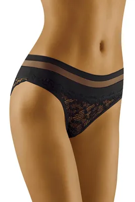 Produktbild von Wolbar wb404 dame slip unterhose unterwäsche normaler bund , schwarz, s