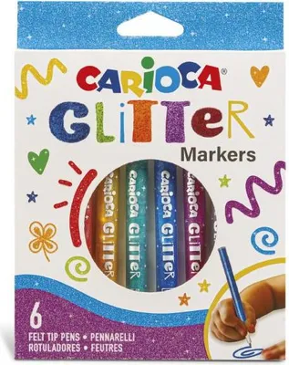 Immagine prodotto di Carioca 42190 evidenziatore 6 pz Blu, Verde, Grigio, Viola, Rosso, Giallo