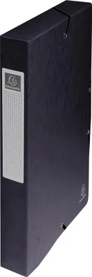Image de Exacompta Archivbox Exabox DIN A4 Schwarz 40mm