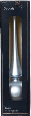 Productafbeelding van Piek glas d6h26 cm mist blauw kerst Decoris