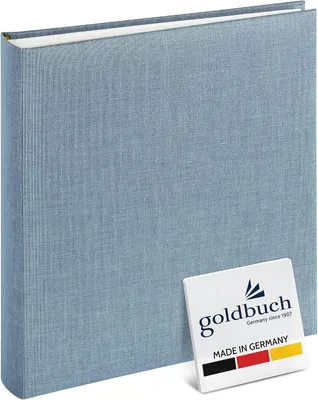 Produktbild von Goldbuch Summertime Trend2 25x25 60 weiße Seiten blau-grau 24607