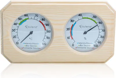 Produktbild von Suleno Sauna Klimamesser Thermometer Hygrometer ANNA CLASSIC 20221-1