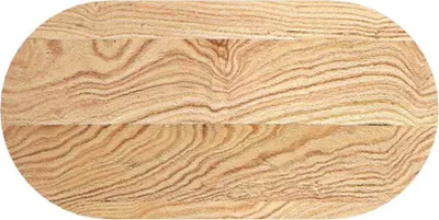 Produktbild von vidaXL Tischplatte 80x40x2 cm Massivholz Eiche Oval