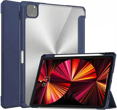 Produktbild von imoshion Trifold Hardcase Klapphülle iPad Pro 11 (2022 / 2021 / 2020 / 2018) - Dunkelblau