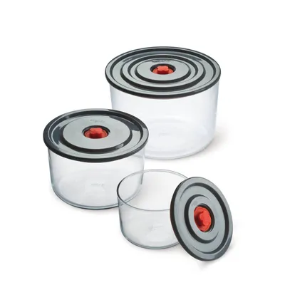 Produktbild von SIMAX 3-teiliges Vorratsbehälter-Set mit Kunststoffdeckeln