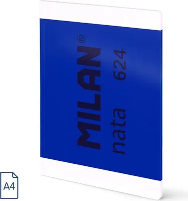 Obrázek produktu pro Lepený sešit A4/48K obyčejný 1918 modrý MILAN