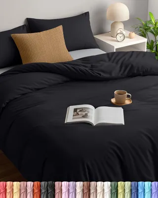 Imagen del producto de TRANKIELO® - Juego de cama de 200x200 cm - incluye 2 fundas de almohada de 50x75 cm - Microfibra -