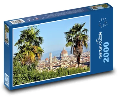 Zdjęcie produktu dla Puzzle 2000 Panorama Florencji we Włoszech - martinpuzzle