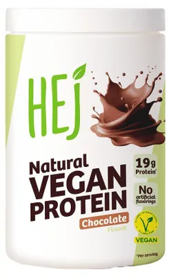 Produktbild von HEJ Natural Vegan Protein (300g) Chocolate - Eiweiße - Veganes Eiweiß