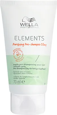 Image de Wella Elements Purifing Pre-Shampooing Clay maskpour cheveux 70 ml femmes