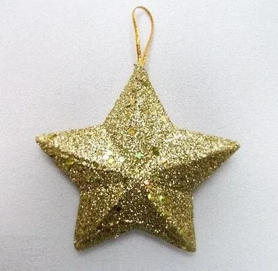 Immagine prodotto di Decorazioni natalizie: stelline da appendere, 12 pezzi | 6107