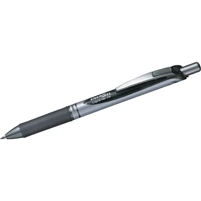 Produktbild von Pentel Energel XM Klick Anklippbarer versenkbarer Stift Schwarz 12 Stück(e)