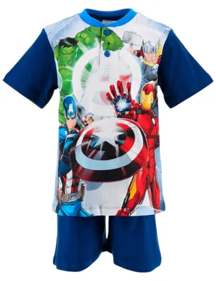 Produktbild von Schlafanzug kurz Avengers Dunkelblau 98