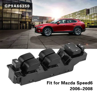 Obrázek produktu pro Hlavní spínač elektrického ovládání oken pro Mazda Speed6 2006–2008 GP9A66350