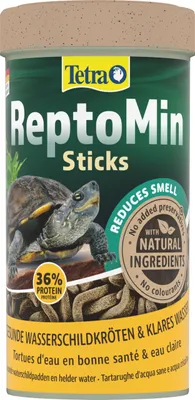 Produktbild von Tetra ReptoMin Sticks Hauptfutter für ausgewachsene Wasserschildkröten 250ml Dose