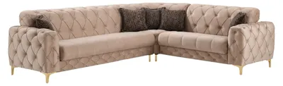 Produktbild von ECKSCHLAFSOFA Acelya Beige - Langer Schenkel Links