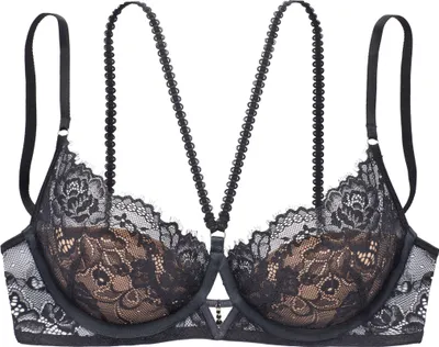 Produktbild von LASCANA Push-up-BH Samara schwarz Größe 75 Cup C