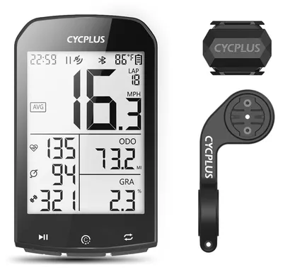 Obrázok produktu pre GPS cyklocomputer M1, bezdrôtový, 2,9" LCD displej, 1200 mAh