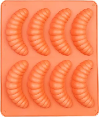 Image de Moule MagicHome, pour cuisson, silicone, pour 8 croissants vanille