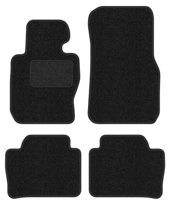 Image de Tapis de sol en moquette pour BMW 3 F30 2012-2019 (Sedan xdrive) – jeu 4 pièces, anthracite, sur mesure – Wielganizator ANTHRA