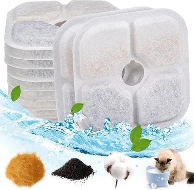 Obrázok produktu pre Filter Katentrick – 12 filtrov – pre domáce zvieratá – 25 l – vodný filter pre mačky