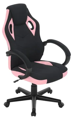 Image de Siège de jeu - Ergonomique - Style course - Pour bureau - Fauteuil de bureau réglable - Avec accoudoirs - Fonction inclinable