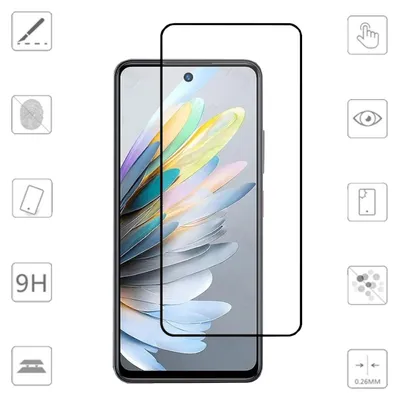 Immagine prodotto di Per ZTE Blade A75 4G 1x 3D Premium Display Full H9 0,3 mm temperato schermo protettore di vetro