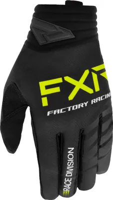 Produktbild von FXR Prime 2023 Motocross Handschuhe, schwarz/grau/gelb, M