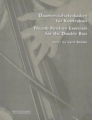 Zdjęcie produktu dla Daumenaufsatzstudien für Kontrabass