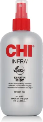 Productafbeelding van CHI Keratin Mist, voor dames, Ochana, verzachtend, versterkend, 300 ml, spray, keratine, glutenvrij, parabeenvrij, sulfaatvrij