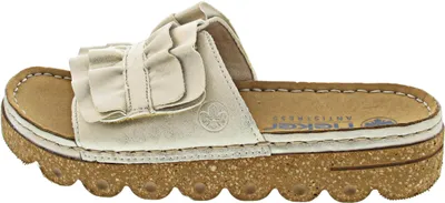 Produktbild von Rieker Pantoletten,Abs.b.35mm, o.Fußbett in beige, Gr. 36