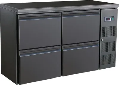 Produktbild von Combisteel Barkühltisch mit 4 Schubladen und 350 Liter 1462x512x860mm