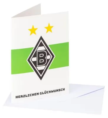 Produktbild von Borussia M´Gladbach Geburtstagskarte "Raute"