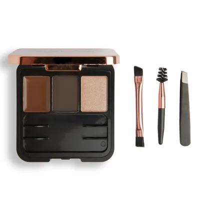 Image de Kit sourcils Revolution brun foncé