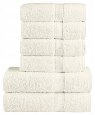 Produktbild von SOLUND Baumwollhandtücher 6er-Set Creme 100% Baumwolle