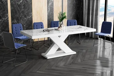 Produktbild von Design Esstisch Tisch HE-888 Hochglanz ausziehbar 160 bis 210 cm