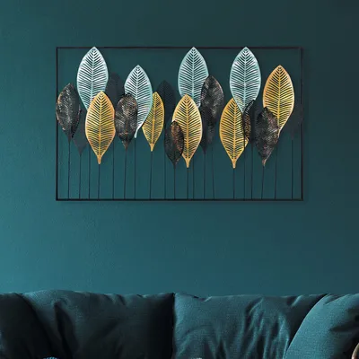 Produktbild von Wallity, Sinuate- TNL2227, Bunt, Sonstige Wohndekorationen, 122 x 76 cm, 100% Metall (Dicke: 1