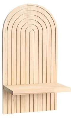Immagine prodotto di Omgoods - Set di 2 mensole da parete in legno, stile boho