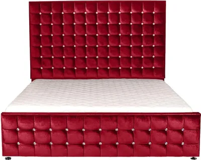 Immagine prodotto di Letto matrimoniale imbottito di design Chesterfield 140/160/180x200cm nuovo