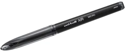 Obrázek produktu pro Uni-Ball Air UBA-188M, Zacvakávací propiska s klipem, Černá, Černá, Plast, 0,5 mm, Pro praváky i leváky