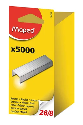 Immagine prodotto di Maped 324502 0 Heftklammern 26/8 verzinkt Großpackung