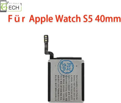 Produktbild von Ersatz Akku für Apple Watch 5 40mm Serie 5 A2277 A2721 245mAh Batterie Battery