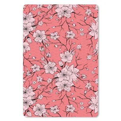 Produktbild von MuchoWow® Mauspad Mousepad Muster - Blumen - Japan 18x27 cm - Mousepads - Maus Mat - Pad - Mausunterlage